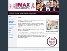 Tablet Screenshot of imaxsolutions.ca